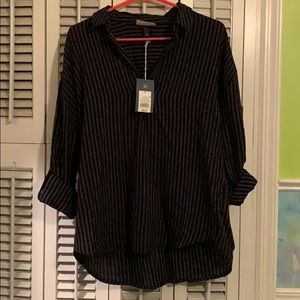 Black Striped Shirt